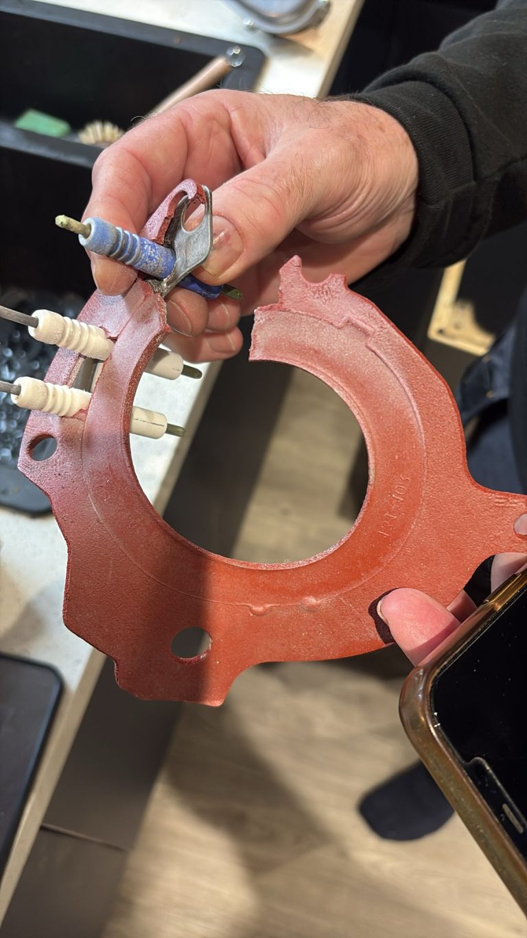 Gas Leak From A Boiler Service