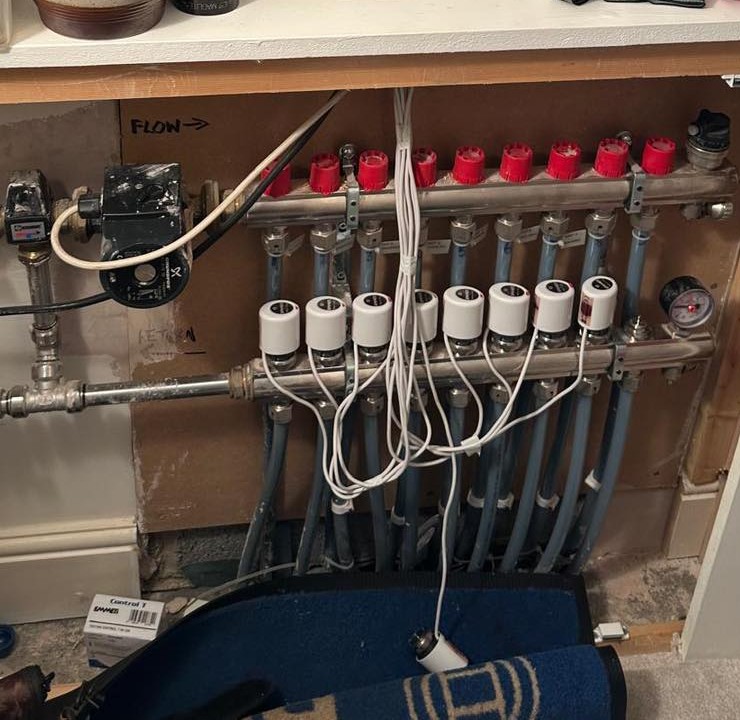 Underfloor heating repair