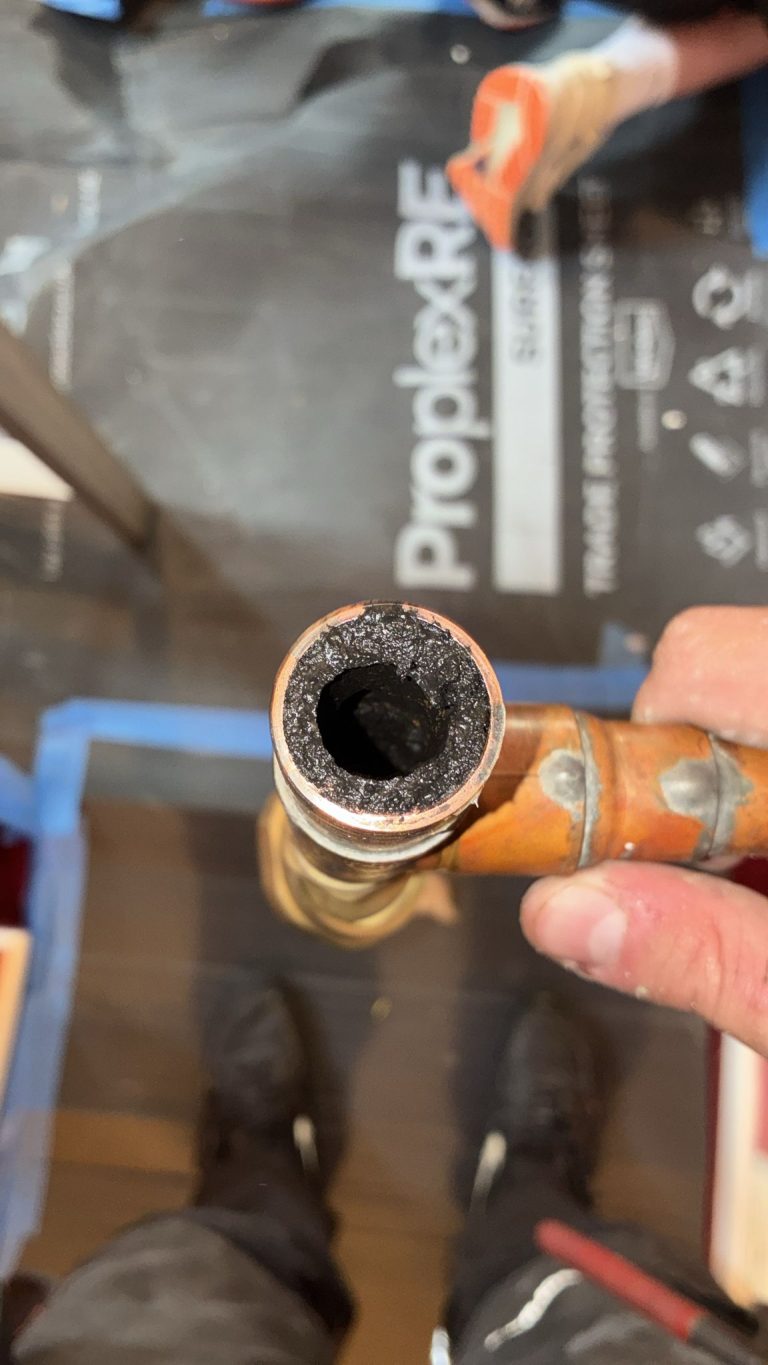 Blocked Heating Pipework Replacement