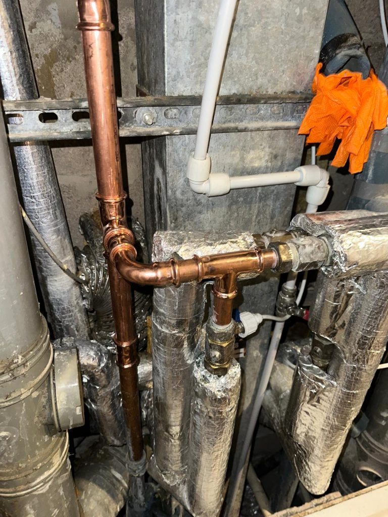Pipework Repair in a Hotel
