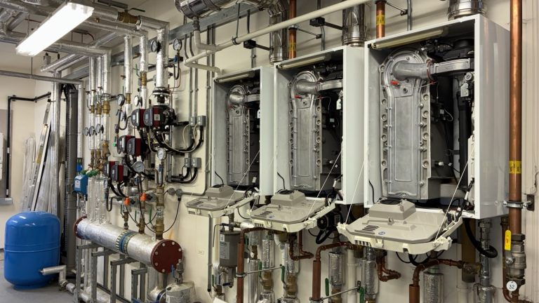 School annual boiler service
