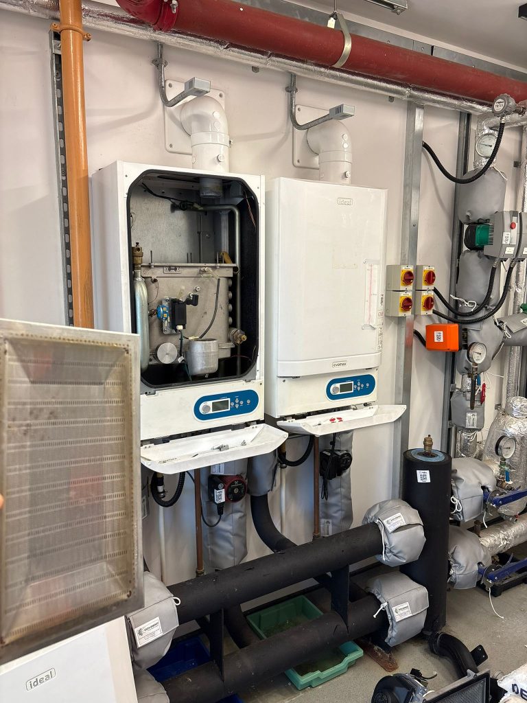 School boiler servicing