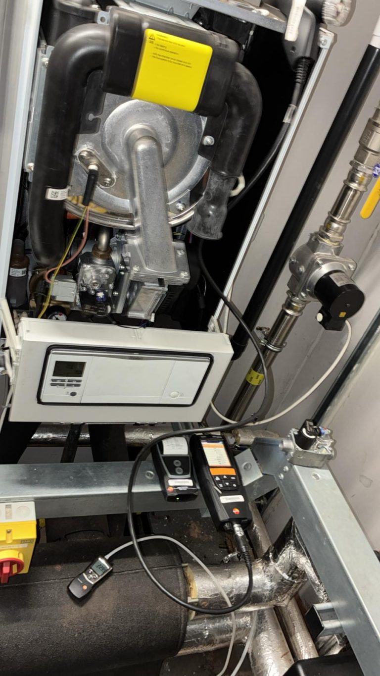 New gas valve to fix combustion readings