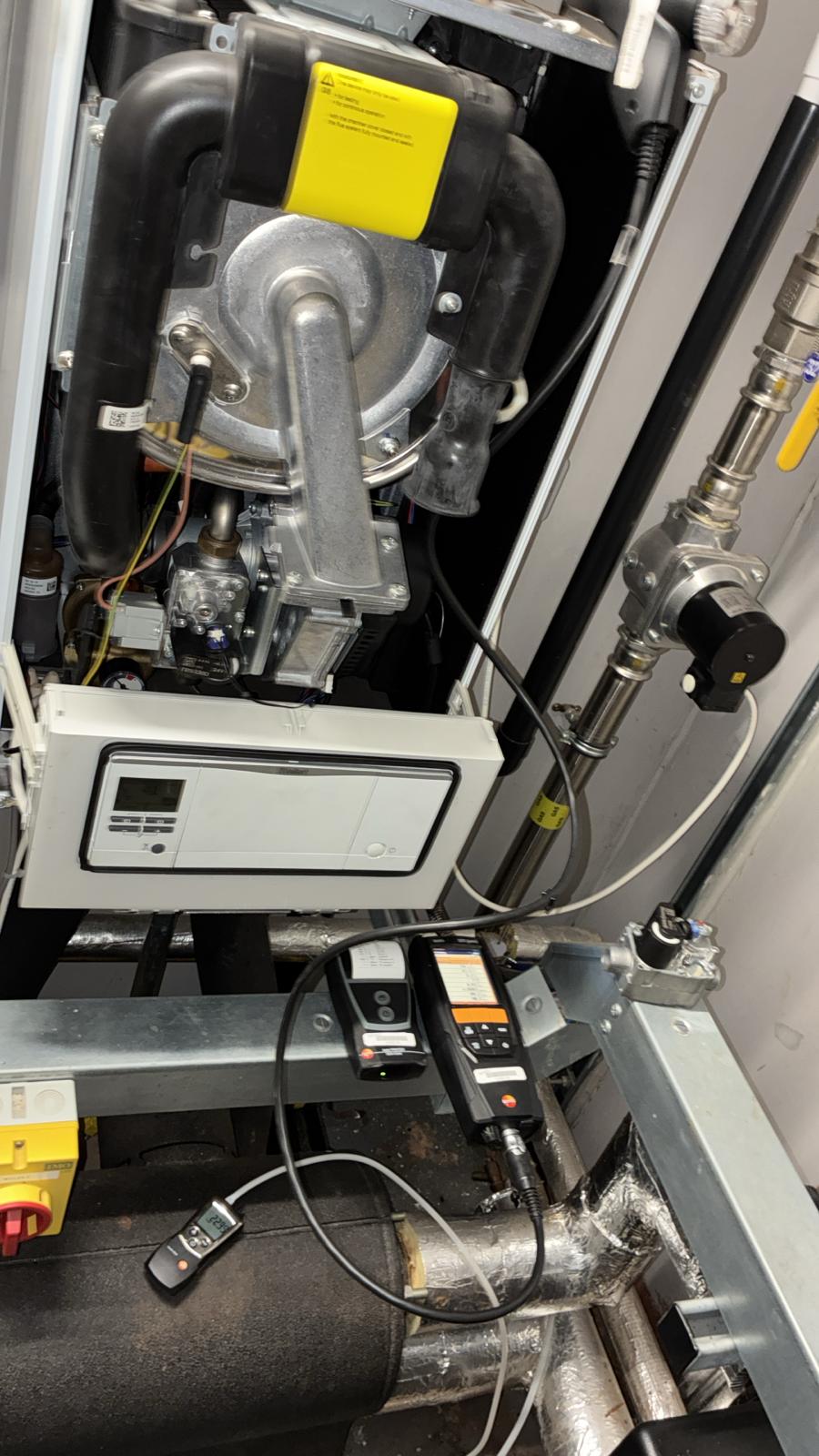 New gas valve to fix combustion readings