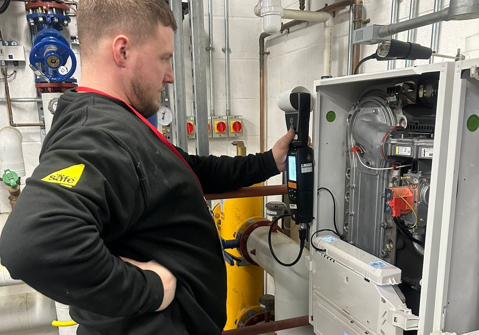 Commercial boiler service